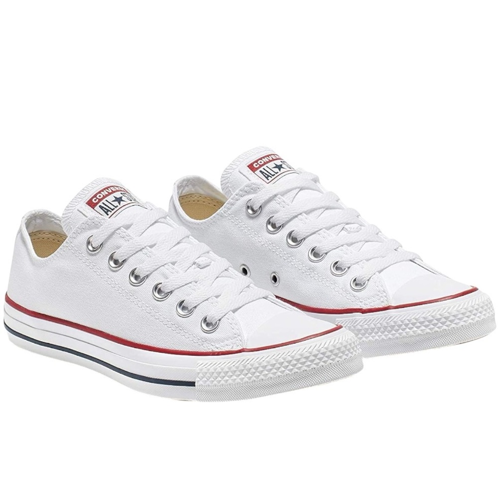 CONVERSE All Stars Low Top White Sneakers White NWT